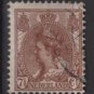 Netherlands 1898 - Scott 66 used - 7.1/2c, Queen Wilhelmina   (9-462)