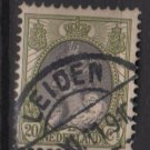 Netherlands 1898 – Scott 75 used – 20c, Queen Wilhelmina  (9-468)