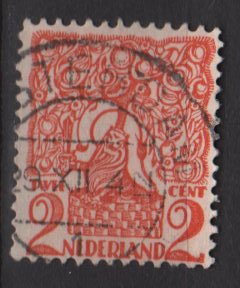 Netherlands 1923 - Scott 114 used &acirc;�� 2c, Orange tree & Lion Brabant  (9-481)