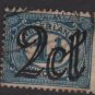 Netherlands 1923 - Scott 118  used -2c on 1.1/2c  Overprinted issue  (9-482)