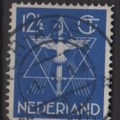 Netherlands 1933 - Scott 200 used - 12.1/2c, Star Dove & Sword (9-517)