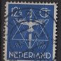 Netherlands 1933 - Scott 200 used - 12.1/2c, Star Dove & Sword (9-517)