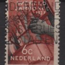 Netherlands 1937- Scott 207 used - 6c, Boy Scout Jamboree (9-521)