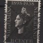 Netherlands 1938 - Scott 209 used – 1.1/2c,  Queen Wilhelmina (9-523)