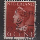 NETHERLANDS 1940/47 -  Scott  216b used -5c,  Queen Wilhelmina (9-528)