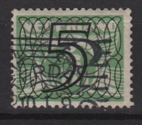 NETHERLANDS 1940 -  Scott  227 used  &acirc;�� 5c on 3c, Gull type of&Acirc;&acute; 24/26  surcharged (9-549)