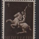 Netherlands 1943 - Scott 250 MH - 4c, Man on Horse (9-564)