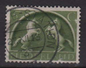 Netherlands 1943 - Scott  251 used - 5c, Horses   (9-565)