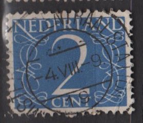 NETHERLANDS 1946 - Scott  283 used - 2c, Numeral  (9-582)