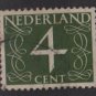 NETHERLANDS 1946 - Scott  285 used - 4c, Numeral  (9-584)