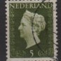 NETHERLANDS 1947/48 - Scott  286 used - 5c,  Queen Wilhelmina (9-585)