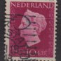NETHERLANDS 1947/48 - Scott  289 used - 10c,  Queen Wilhelmina (9-589)