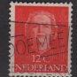 NETHERLANDS 1949 - Scott 309 used - 12c, Queen Juliana (9-611)