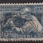 Netherlands 1952 - Scott 331 used - 10c, Miner  (9-632)