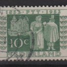 Netherlands 1952 - Scott 334 used - 10c, Mail delivery 1852   (9-636)