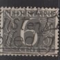 Netherlands 1953/57 - Scott 342 used - 6c, Numeral type of ´46   (9-641)