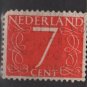 Netherlands 1953/57 - Scott 343 used - 7c, Numeral type of ´46     (9-642)