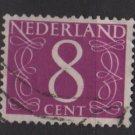 Netherlands 1953/57 - Scott 343A used - 8c, Numeral type of ´46   (9-644)