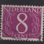 Netherlands 1953/57 - Scott 343A used - 8c, Numeral type of ´46   (9-644)