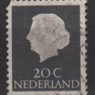 Netherlands 1953/71 - Scott 347 used - 20c, Queen Juliana (9-654)