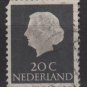 Netherlands 1953/71 - Scott 347 used - 20c, Queen Juliana (9-654)