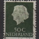 Netherlands 1953/71 - Scott 354  used - 50c, Queen Juliana (9-671)