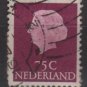 Netherlands 1953/71 - Scott  358  used - 75c, Queen Juliana (9-677)