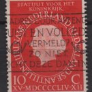 Netherlands 1954 - Scott 366 used - 10c, Queen Juliana   (9-688)