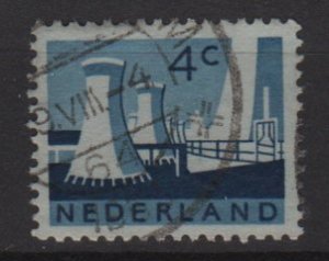 Netherlands 1962 ~ 1966 - Scott 399 used - Cooling Tower  (9-712)