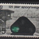 Netherlands 1964 - Scott 425 used  15c,  Railroad light  (9-739)