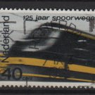 Netherlands 1964 - Scott 426 used – 40c,  Railroads 125th anniv.  (9-741)