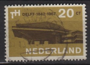 Netherlands 1967 - Scott 443 used - 20c, Delft University (9-760)