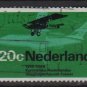 Netherlands 1968 - Scott 456 used - 20c, Plane  (9-761)