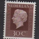 Netherlands 1969/75 - Scott 461  MH - 30c, Queen Juliana (9-768)