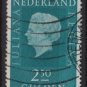 Netherlands 1969/75 - Scott 472  used -  2.50g, Queen Juliana (9-791)
