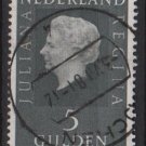 Netherlands 1969/75 - Scott 473 used - 5g, Queen Juliana  (9-792)