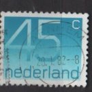 Netherlands 1976/86  - Scott 540 used - 45c, Numeral (9-815)