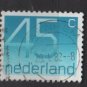Netherlands 1976/86  - Scott 540 used - 45c, Numeral (9-815)
