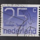 Netherlands 1976/86 - Scott  548 coil, used - 25c, Numeral (9-831)