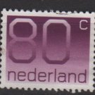Netherlands 1991/94  - Scott 774  used - 80c, Numeral  (9-327)