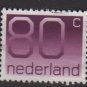 Netherlands 1991/94  - Scott 774  used - 80c, Numeral  (9-327)