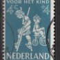 Netherlands, semi-postal, 1958 - Scott B326  used -  4c + 4c, Children's games (10-58)