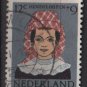 Netherlands, semi-postal, 1960 - Scott B351  used -  12c + 9c, regional costumes (10-62)