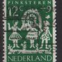 Netherlands, semi-postal, 1961 - Scott B361  used - 12c + 9c, Holiday folklore (10-65)
