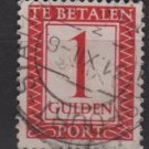 Netherlands, Postage due 1947/58  - Scott J105  used - 1g, Numeral (10-76)