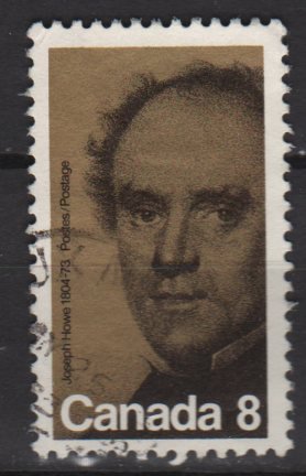 CANADA 1973 - Scott 616 used - 8c, Joseph Howe (10-167)