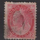 CANADA 1899 - Scott 77 used - 2c, Queen Victoria  (Ru103)