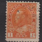 CANADA 1911 - Scott 105 - 1c, King George V  (3-25)
