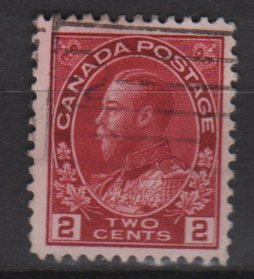CANADA 1911 - Scott 106 - 2c, King George V  (3-9)