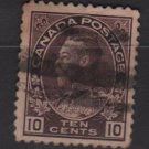 CANADA 1911/25 - Scott 116 used - 10c King George V  (10-187)